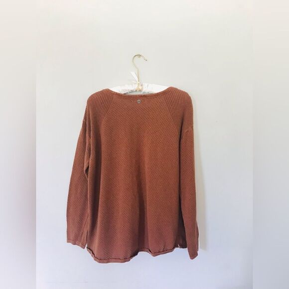 Prana | mainspring sweater in rust | size XL - Picture 7 of 7